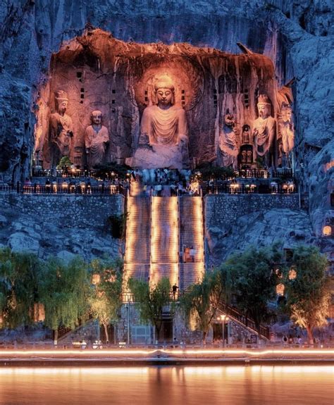 The Longmen Grottoes A Buddhist Cave Complex Located 13 Kilometers