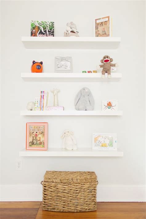 Use them as bookshelves, nursery shelves, or as floating display shelves to showcase your favorite pictures and art. nursery bookshelves | Baby room decor, Nursery bookshelf ...