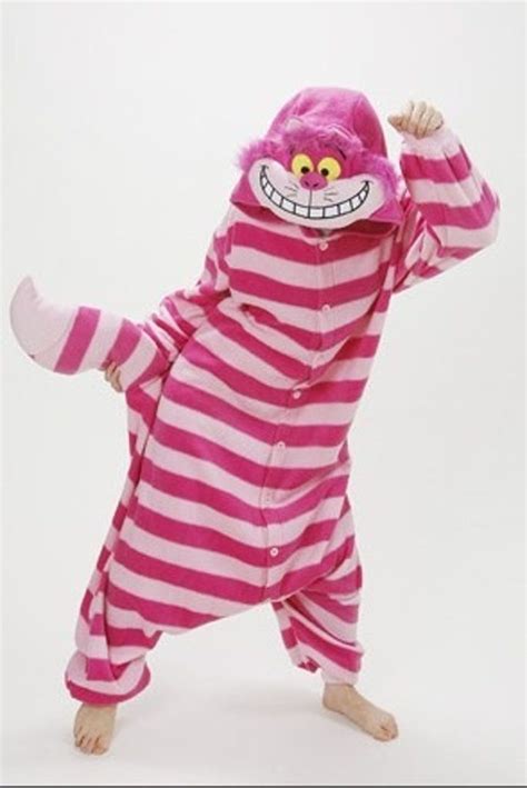 Kimu Onesie Cheshire Cat Pak Kostuum Roze Kat Maat Xl Xxl Alice In