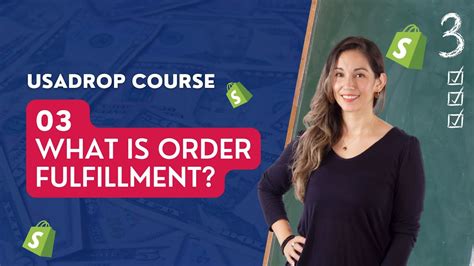 USAdrop Course| #03 What is order fulfillment? - YouTube