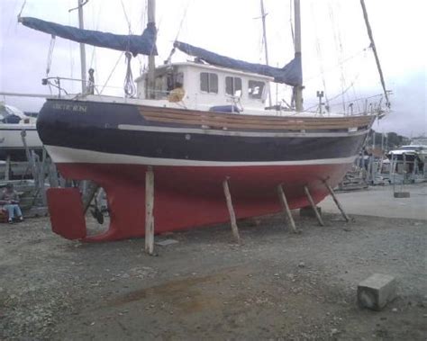 Sailing (solo) with my fisher 37 motorsailer. 1976 Fisher 37 - Boats Yachts for sale