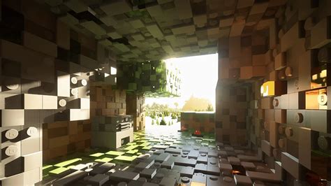 This Lego Inspired Minecraft Texture Pack Is Painfully Pretty Rock