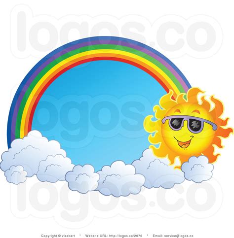 Sun And Rainbow Clipart Clipart Suggest