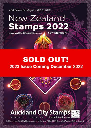 Acs 2022 Catalogue Welcome To Auckland City Stamps