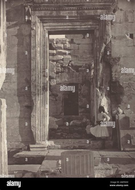 William James Stillman The Acropolis Of Athens Plate 21 1869 1870