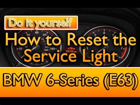 A bmw obd2 scanner will allow you to reset many services and diagnose bmw problems from various modules. How to reset the Service Light BMW 6 Series (E63) - YouTube