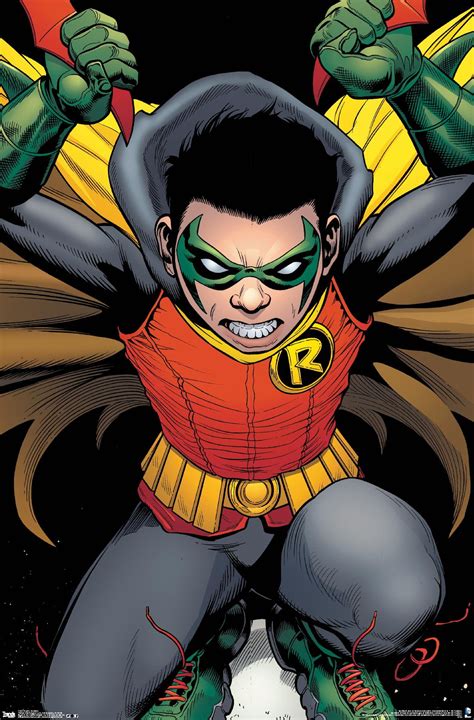 dc comics robin damian wayne wall poster 14 725 x 22 375