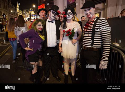 Halloween People Celebrate Halloween In Londonlondon As Always Been A