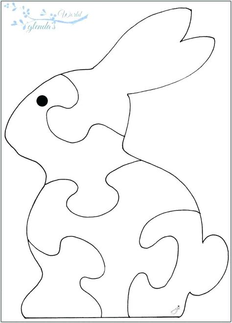 You can even make several cutouts and leave an easter bunny paper trail to lead your kids around on a treasure hunt. bunny printable images template online coloring pages for adults flowers easter ears tem | Wood ...