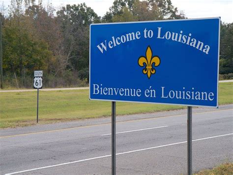 50 Welcome Signs For The 50 United States Of America Louisiana United