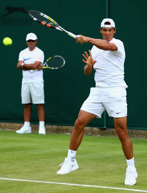 Rafael nadal is a spanish tennis player whose incredible haul of grand slam titles mark him out as one of the greatest to ever play the game. PHOTOS: Rafael Nadal Practices At Wimbledon - Rafael Nadal Fans