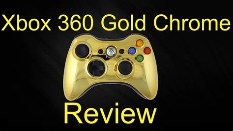 Xbox 360 Controller Chrome Edition Gold Review Youtube