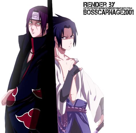 Render Sasuke And Itachi By Bosscarnage2001 On Deviantart