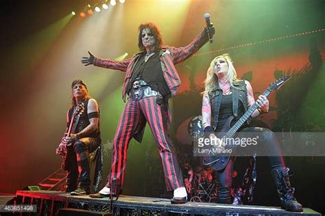 Ryan Roxie Alice Cooper And Nita Strauss Of The Alice Cooper Band