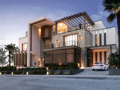 Modern Islamic Villa Home Exterior Interior Design Ideas