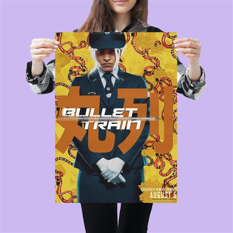 Bullet Train Zazie Beetz Hornet Movie Poster Lost Posters
