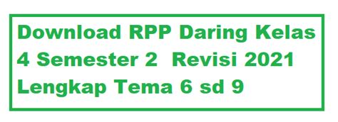 Rpp 1 lembar kelas 2 tema 5 versi tahun 2020. Download Rpp Daring Kelas 5 Semester 2 - Rpp Daring Kelas 5 Sd Mi Semester 1 Dan 2 K13 Edisi ...