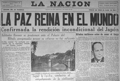 Diario La Nación 15 De Agosto De 1945