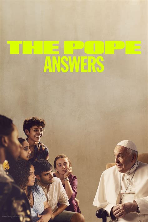The Pope Answers 2023 Movie Information And Trailers Kinocheck