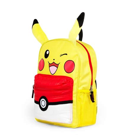 Pokémon Pikachu 16 Kids Licensed Backpack With Puffed Pocket