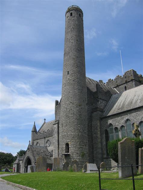 St Canices Cathedral And Round Tower In Kilkenny Ireland