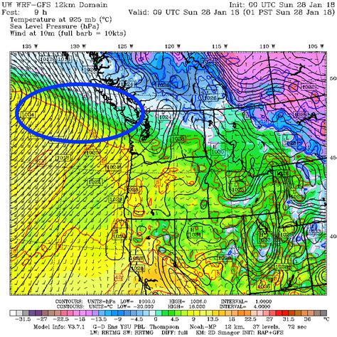 Cliff Mass Weather And Climate Blog Strong Winds Followed By The