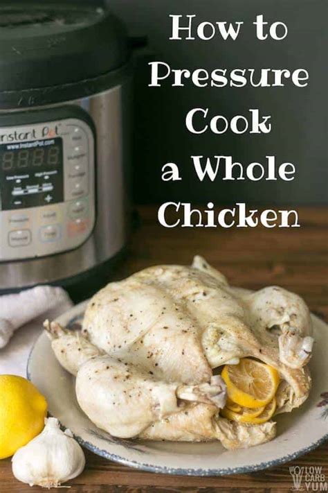 Here are our fan's favorite instant pot chicken recipes. Pressure Cooker Whole Chicken in the Instant Pot | Low ...