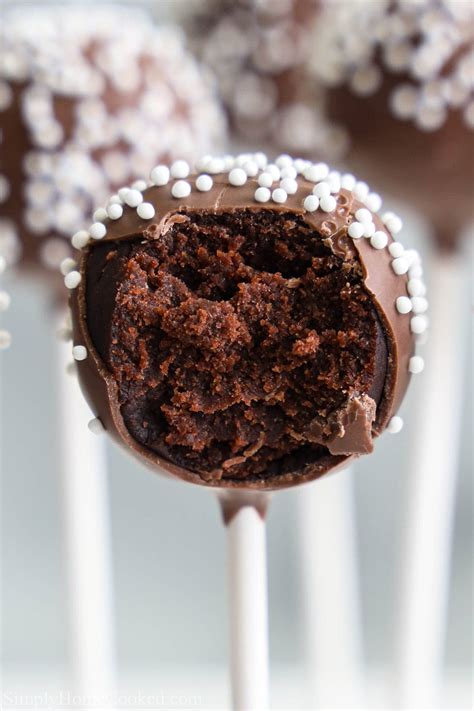 Chocolate Cake Pops Starbucks Copycat Simply Home Cooked