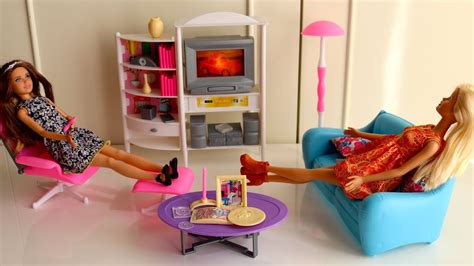 Find barbie doll wardrobe from a vast selection of houses & furniture. Barbie Family Room TV Room Dreamhouse Dollhouse Furniture ...