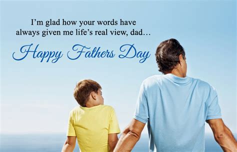 May god always shower you with boundless happiness! Happy Fathers Day Quotes From Son with Images, Short Dad ...