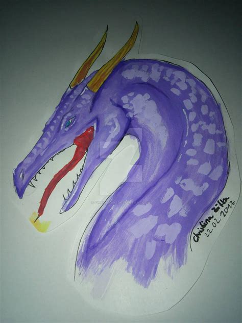 Watercolor Dragon By Chrissi1997 On Deviantart