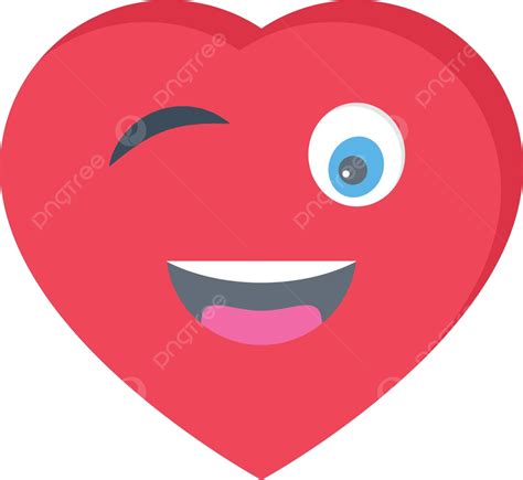 Emoji Happy Heart Symbol Vector Happy Heart Symbol Png And Vector
