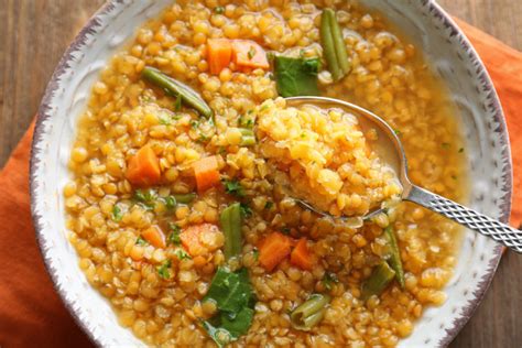 Have you ever met a kid who didn't like carrots? Best Ever Lentil Soup - Eat To Live Daily