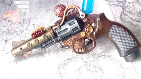 Steampunk Gun Pistol Style 0115g0032 • Yorkshire Phoenix Arts