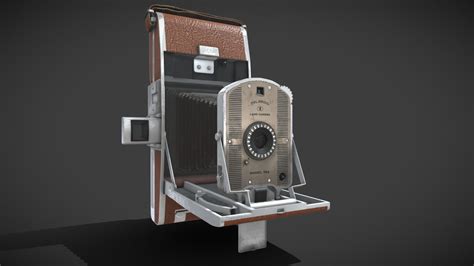 Vintage Polaroid Camera Download Free 3d Model By Discover