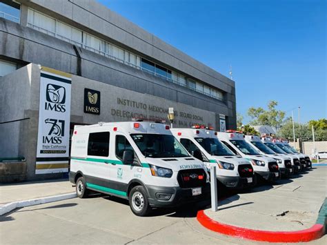 Se Integran Siete Nuevas Ambulancias Al Servicio De Traslados Del Imss