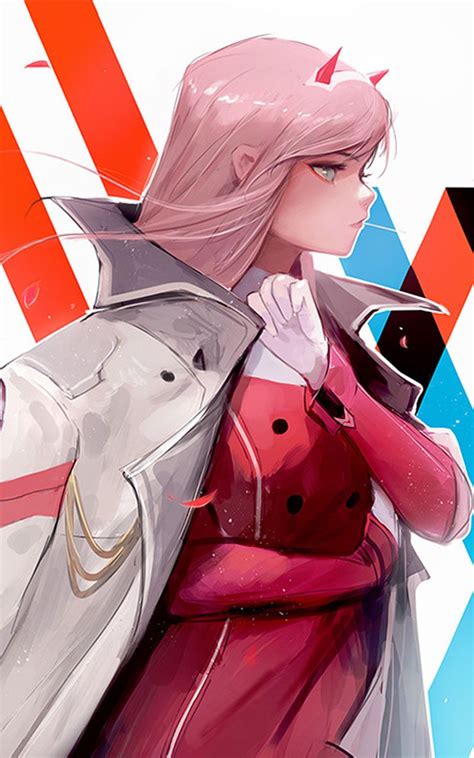 Review Zero Two Darling In The Franxx HD Wallpaper for ...