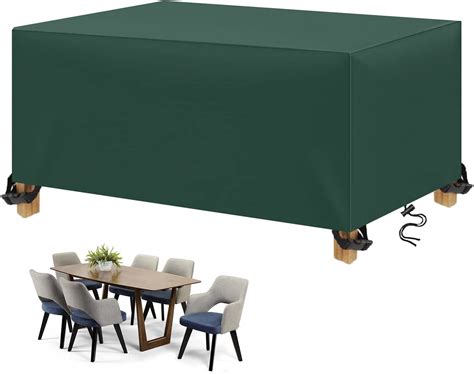 Htcszl Garden Furniture Covers Waterproof Windproof Anti Uv Heavy