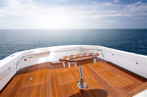 How To Properly Maintain Your Sportfishing And Motor Yacht Teak Deck