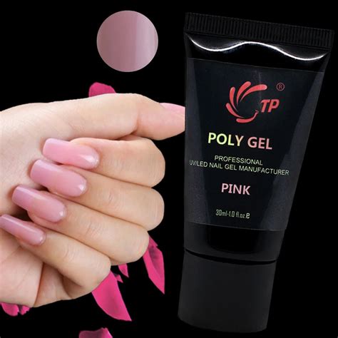 Aliexpress Com Buy TP ML UV Builder Gel Nails Extension Tips Pink Color Tube UV Nail Poly