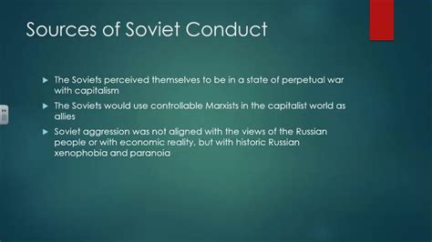 The Cold War Sources Of Soviet Conduct Youtube