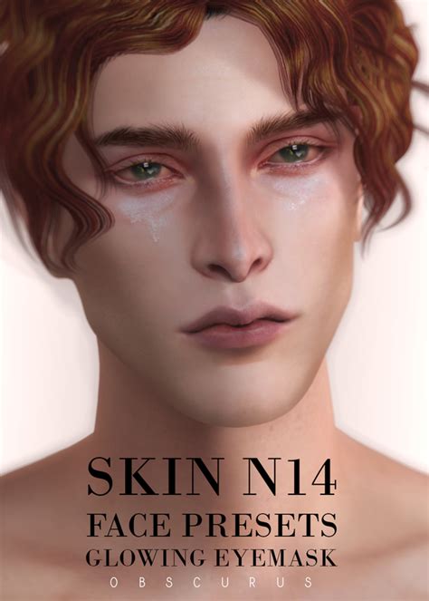 Skin N14 Glowing Eyemasks And Presets Obscurus Sims The Sims 4