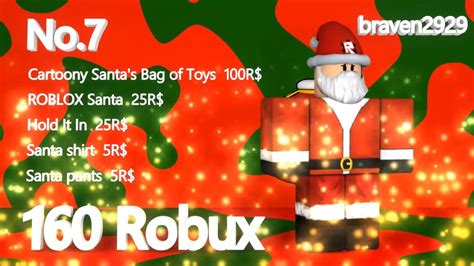 Roblox Santa Shirt Template