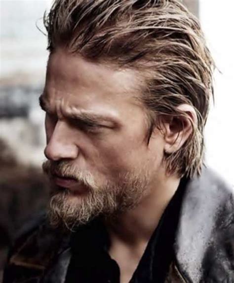 Latest Slicked Back Wet Hairstyle For Men Jax Teller Cheveux Coupe