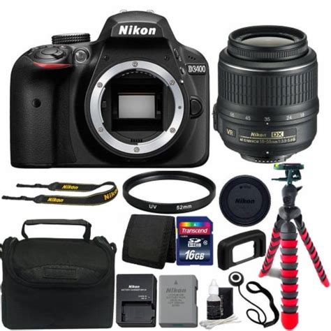 Nikon D3400 Dslr Camera With 18 55mm Lens And Top Value Kit 1 Kroger