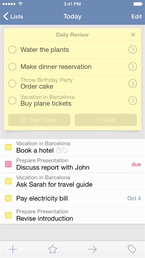 Things To Do App For Iphone Gets New Notification Center