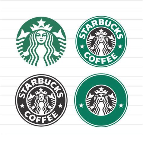 Instant Download Starbucks Logo Svg Files Starbucks Cutting Etsy