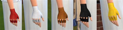 Fingerless Gloves For Female Fingerless Sims Sims 4