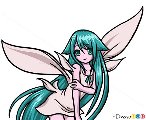 How To Draw Anime Fairie 1 Fairies How To Draw Drawing Ideas Draw