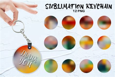 Keychain Design With Ombre Background Graphic By Artnoy · Creative Fabrica